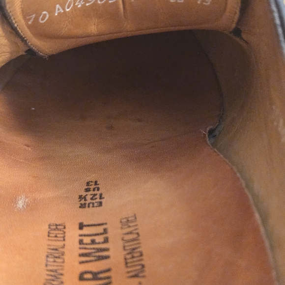 Mephisto Air-relax Genuine Leather Black Mens Size 13 Casual Dress Shoes - Picture 14 of 16